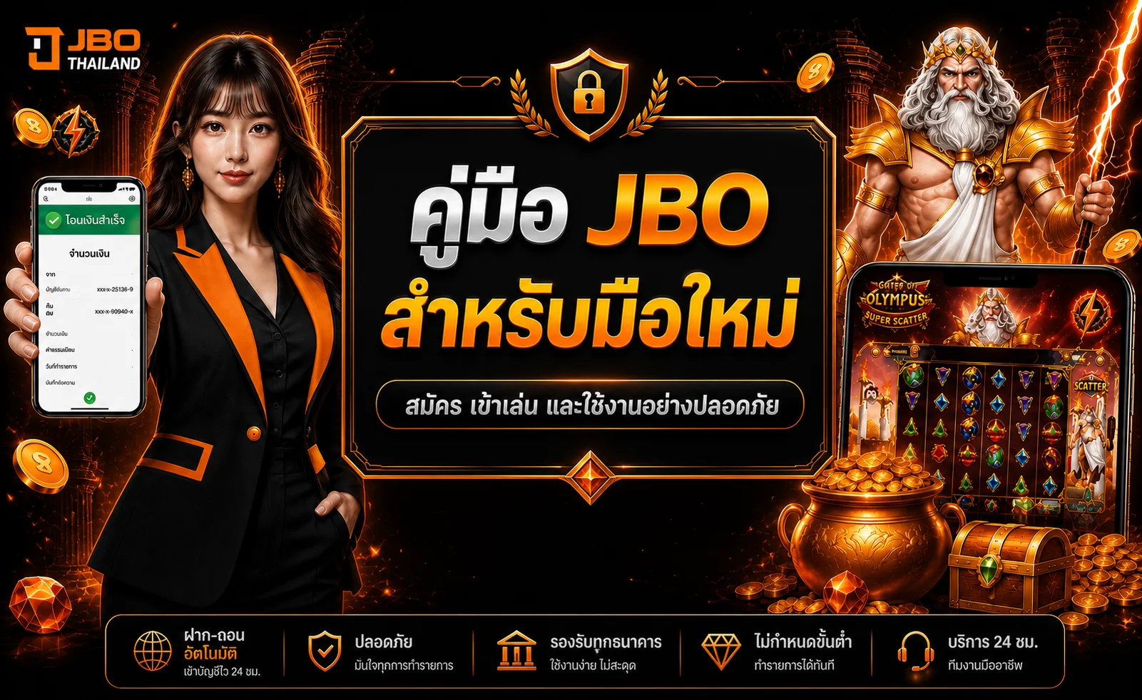 คู่มือ JBO สำหรับมือใหม่ สมัครและใช้งานอย่างปลอดภัย